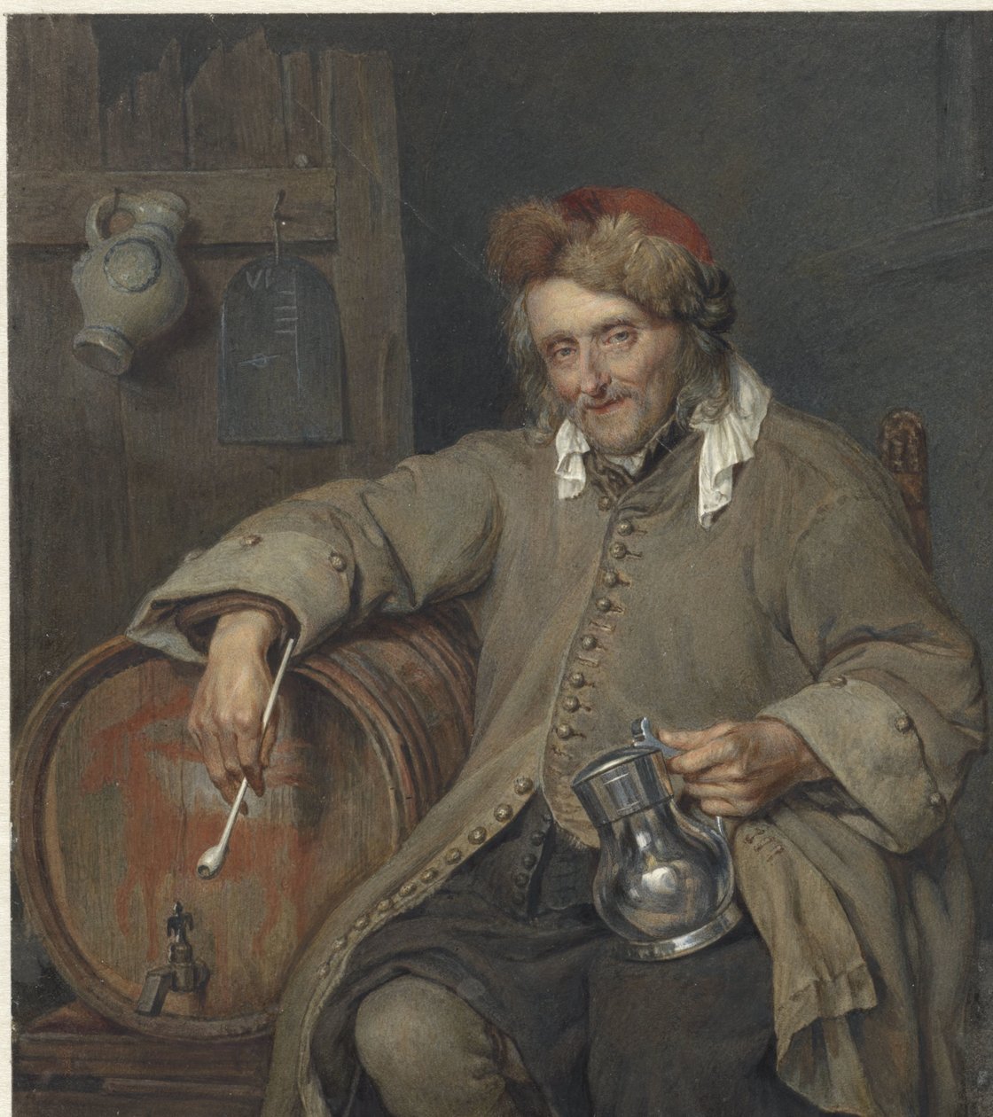 El viejo bebedor de Johan Heinrich Neuman