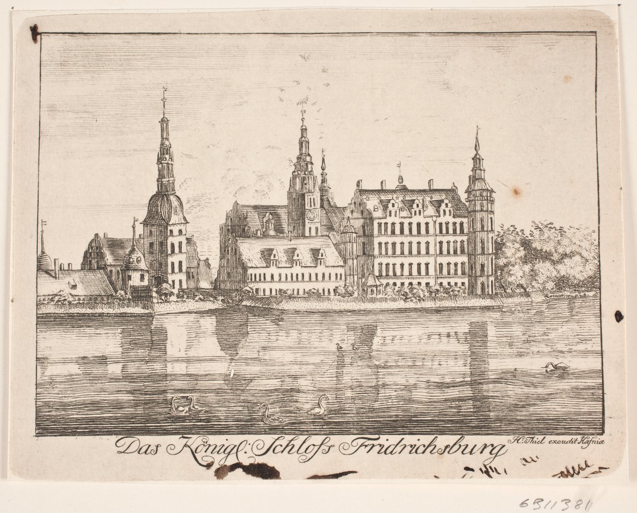 Frederiksborg Slot de Johan Herman Thiele