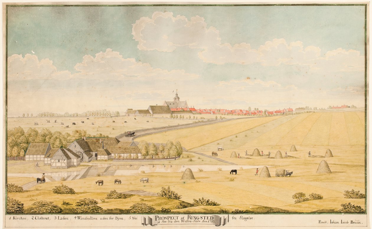 Prospecto de Ringsted de Johan Jacob Bruun