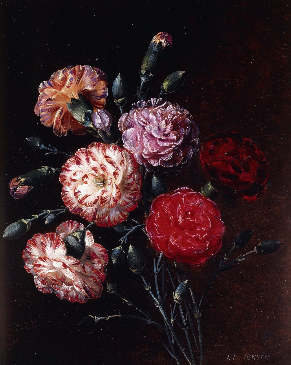 Claveles de Johan Laurents Jensen