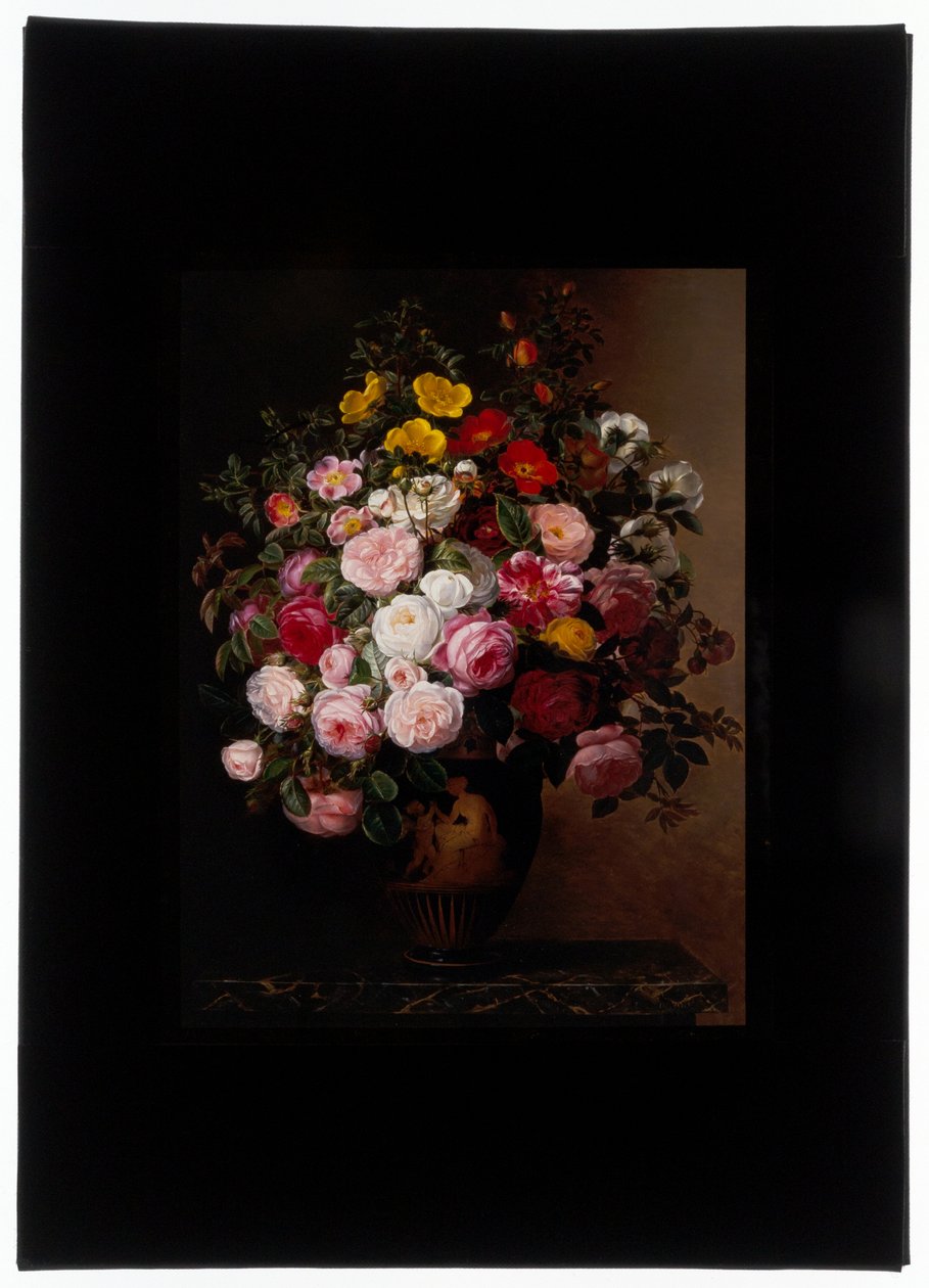 Bodegón de flores de Johan Laurents Jensen