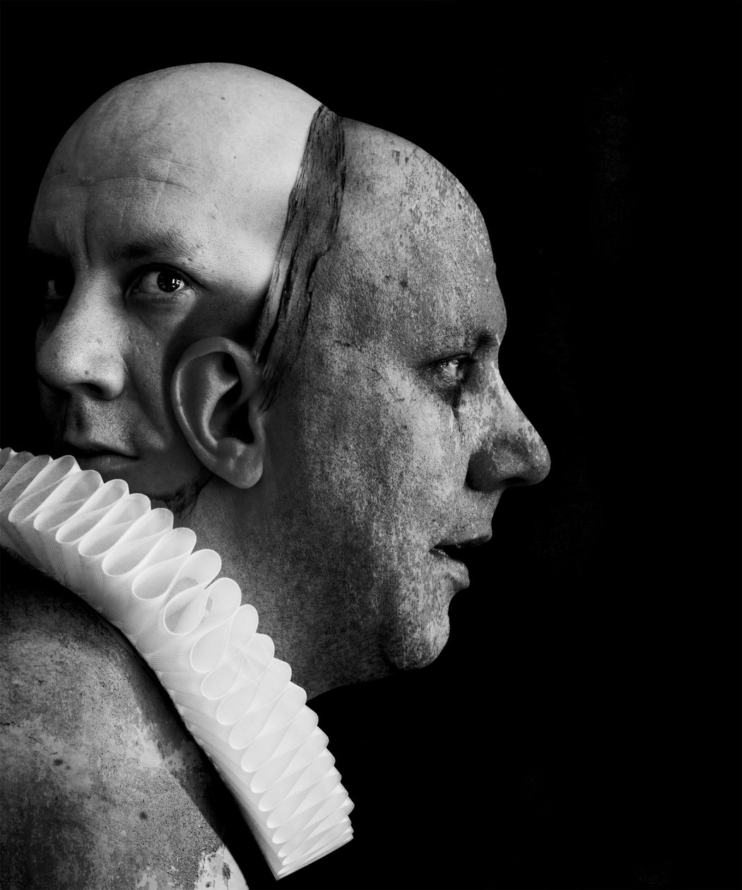 La muerte de un payaso (serie), 2014 (manipulación de fotos) de Johan Lilja