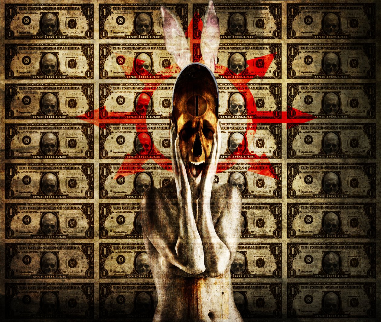 Dinero, 2013 (manipulación de fotos) de Johan Lilja