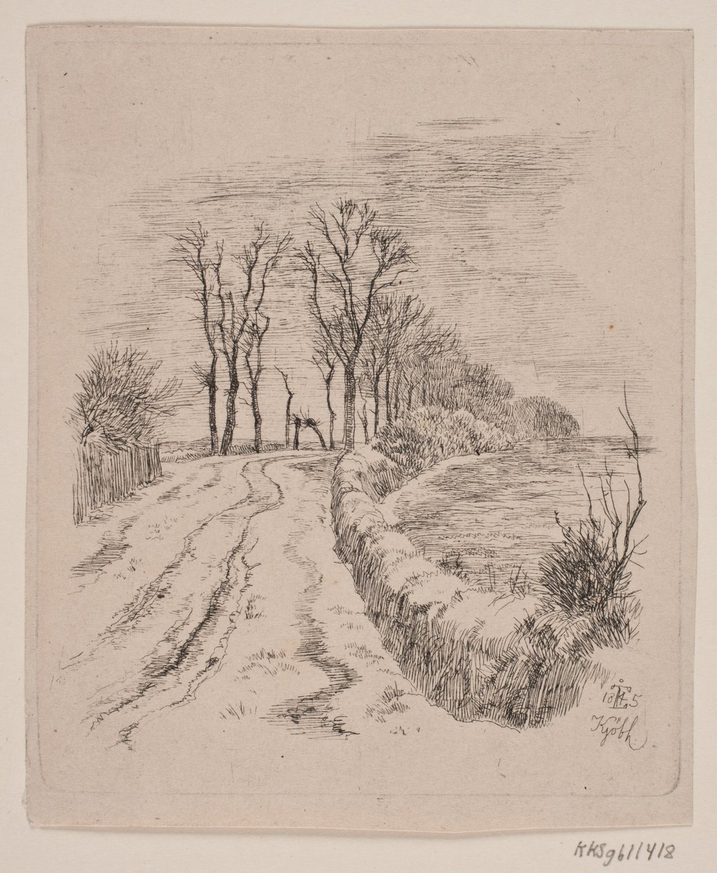 Alameda en Vallø de Johan Thomas Lundbye