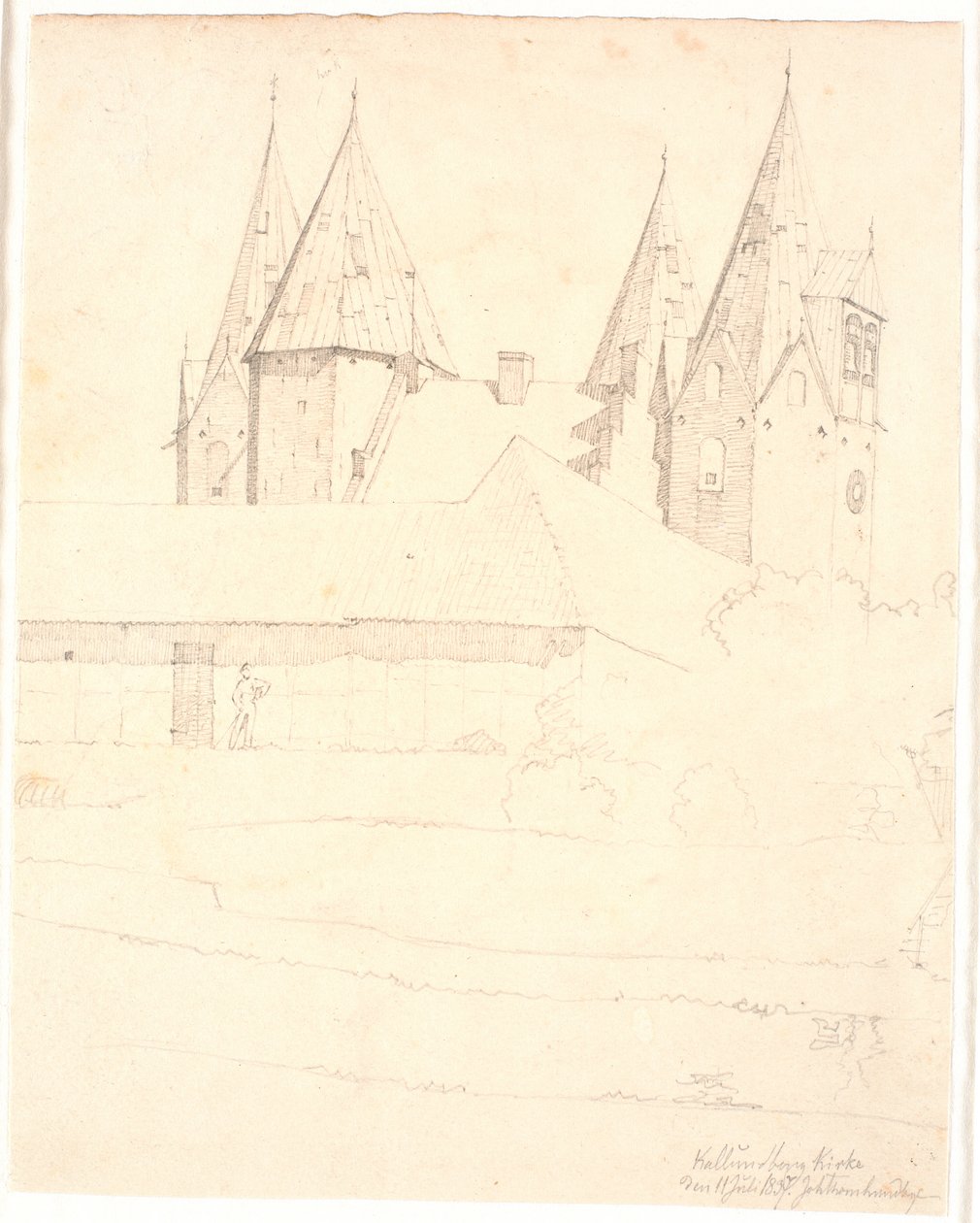 Iglesia de Kallundborg de Johan Thomas Lundbye