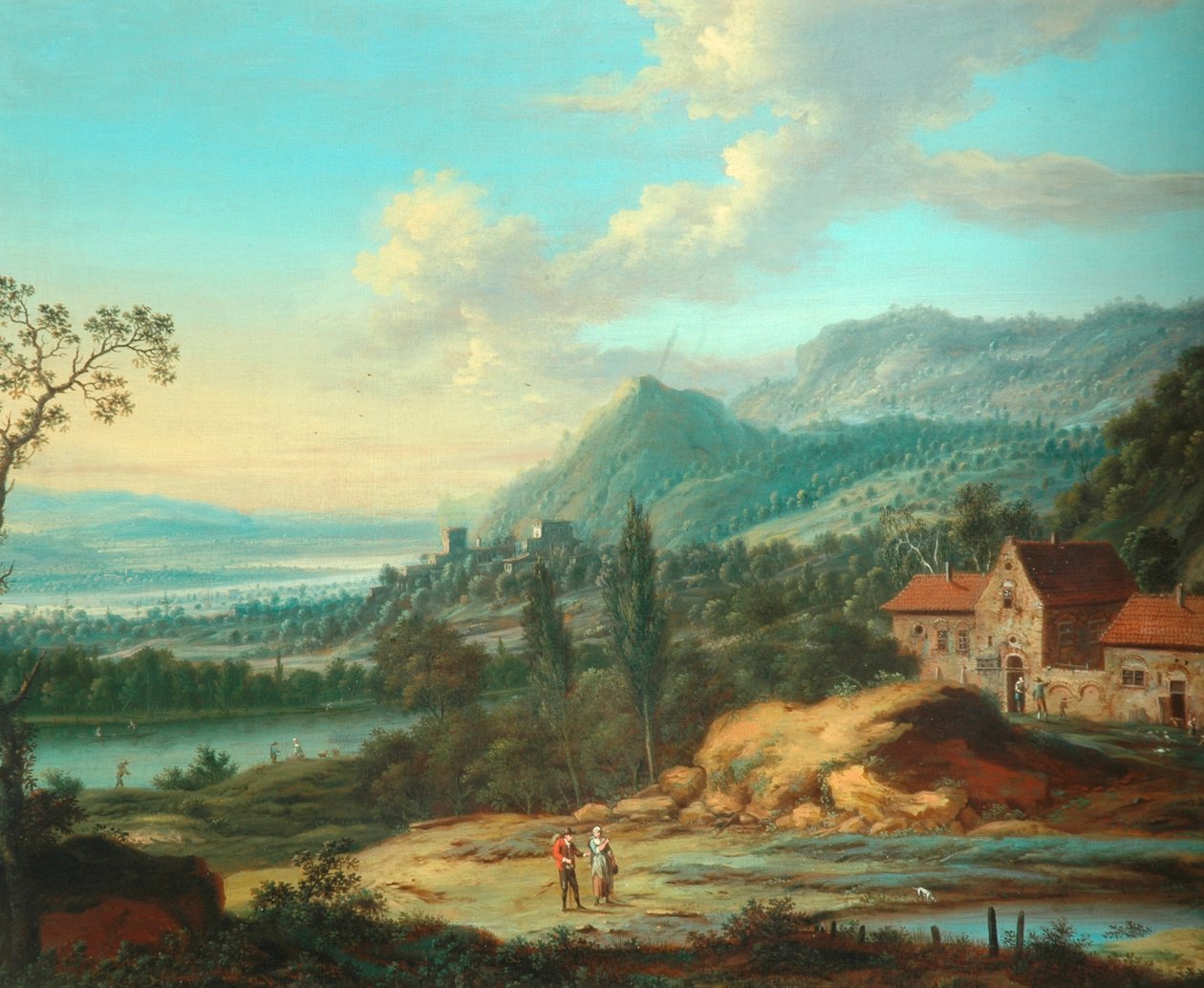 Paisaje Continental, 1762 de Johann Christian Vollerdt or Vollaert