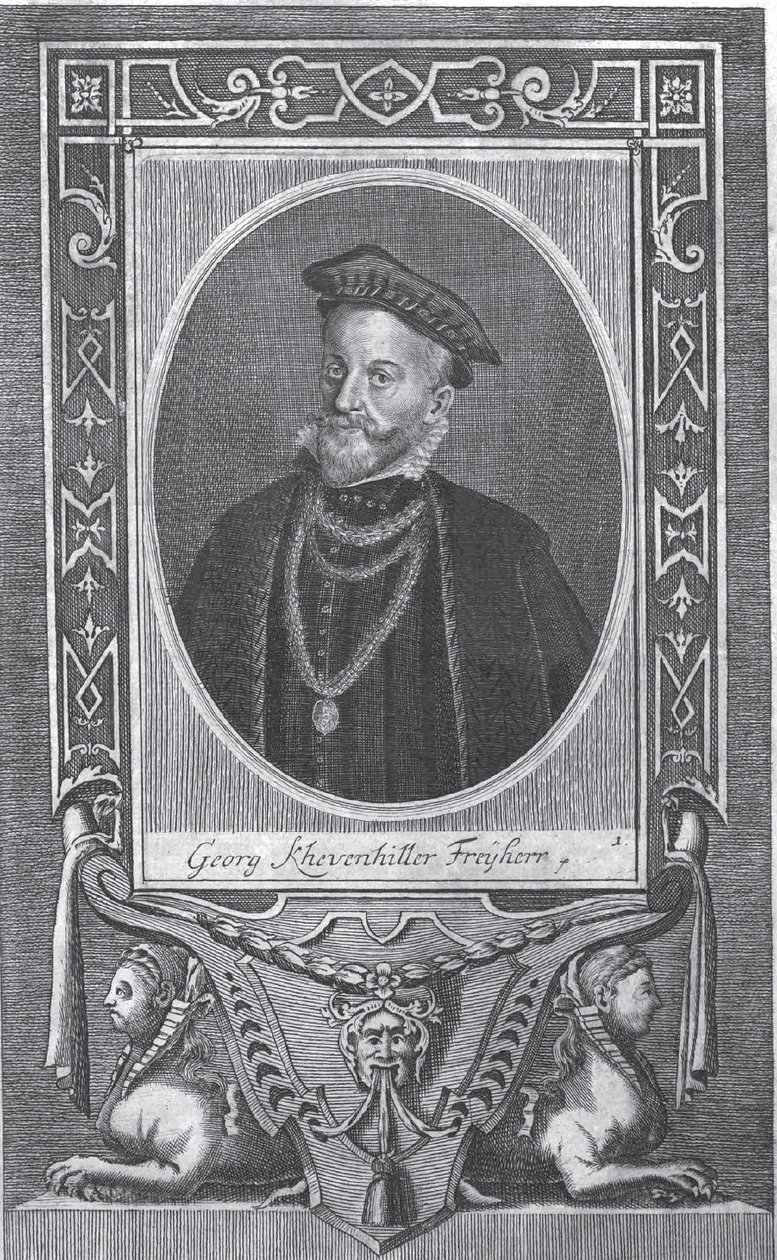 Retrato de Georg von Kevenhüller de Johann Friedrich Rosbach