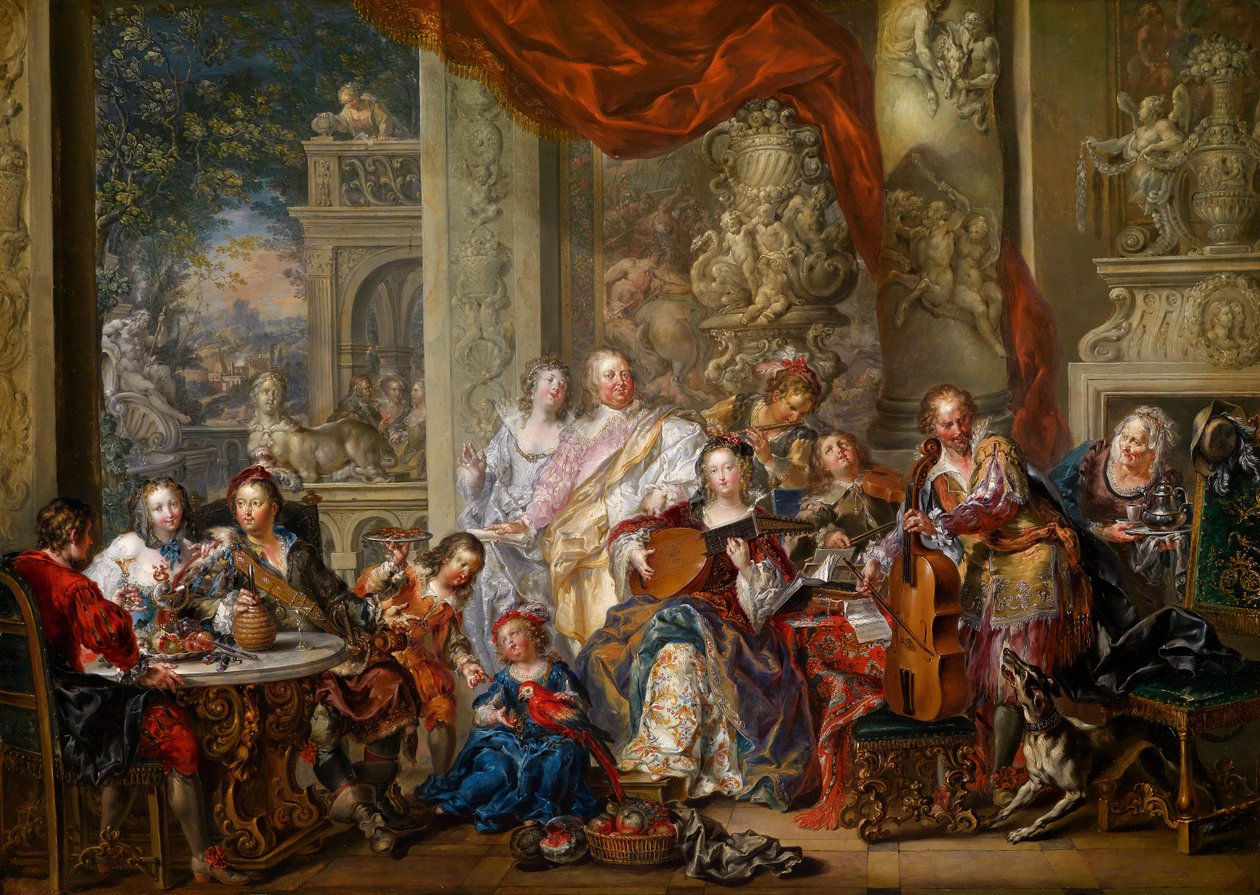 Concierto en el palacio de Johann Georg Platzer