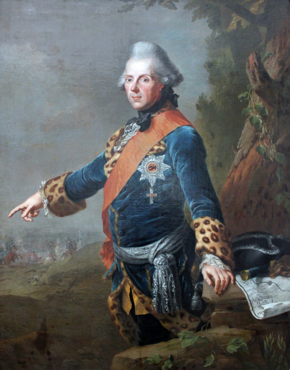 Príncipe Enrique de Prusia (1726-1802) de Johann Heinrich Tischbein