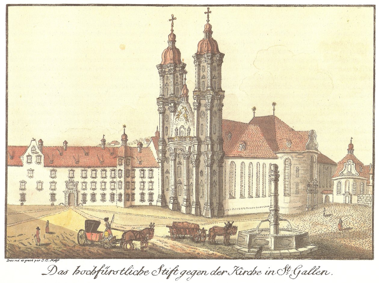 El Principado hacia la Iglesia en St. Gallen de Johann Konrad Mayr