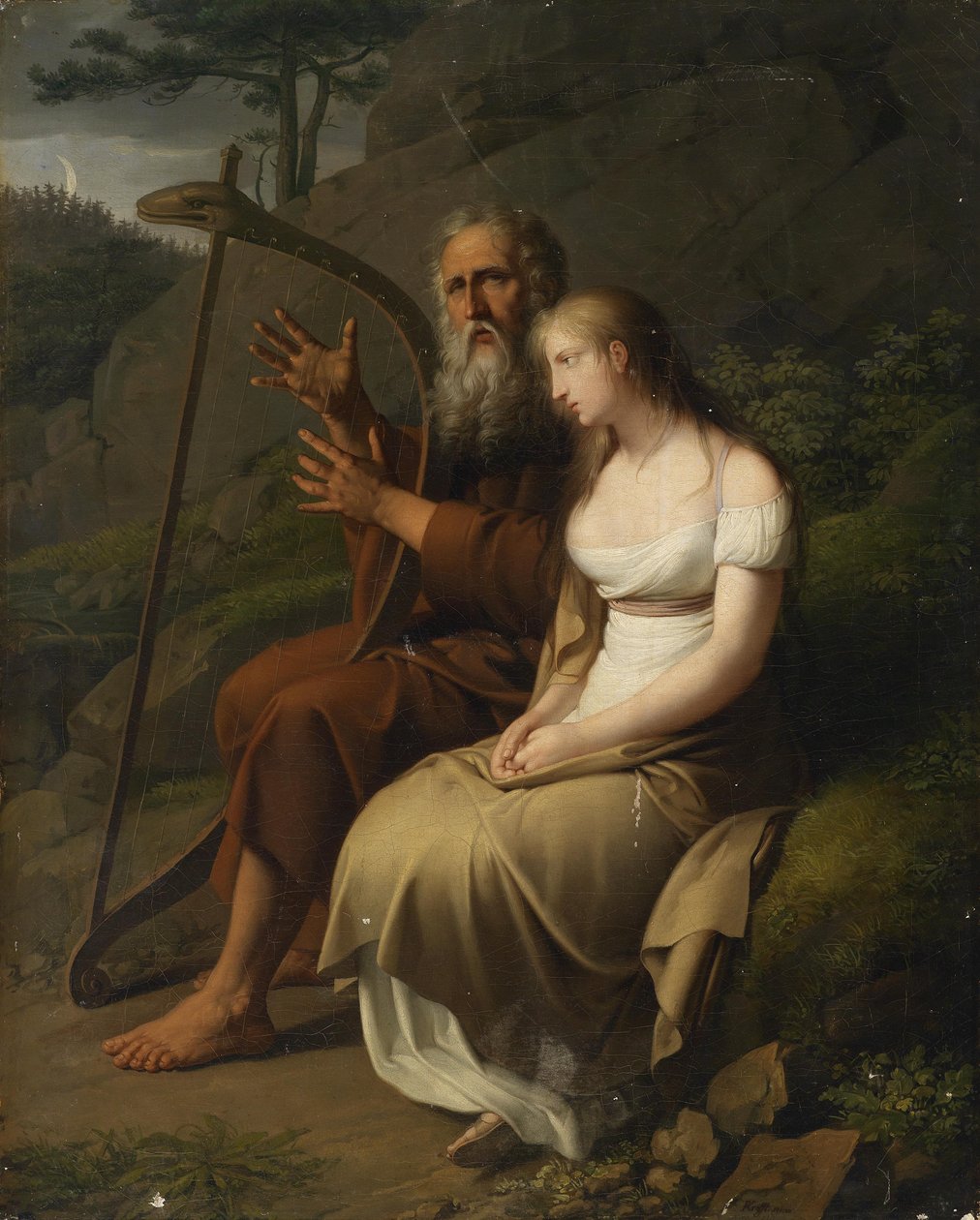 Ossian y Malvina de Johann Peter Krafft