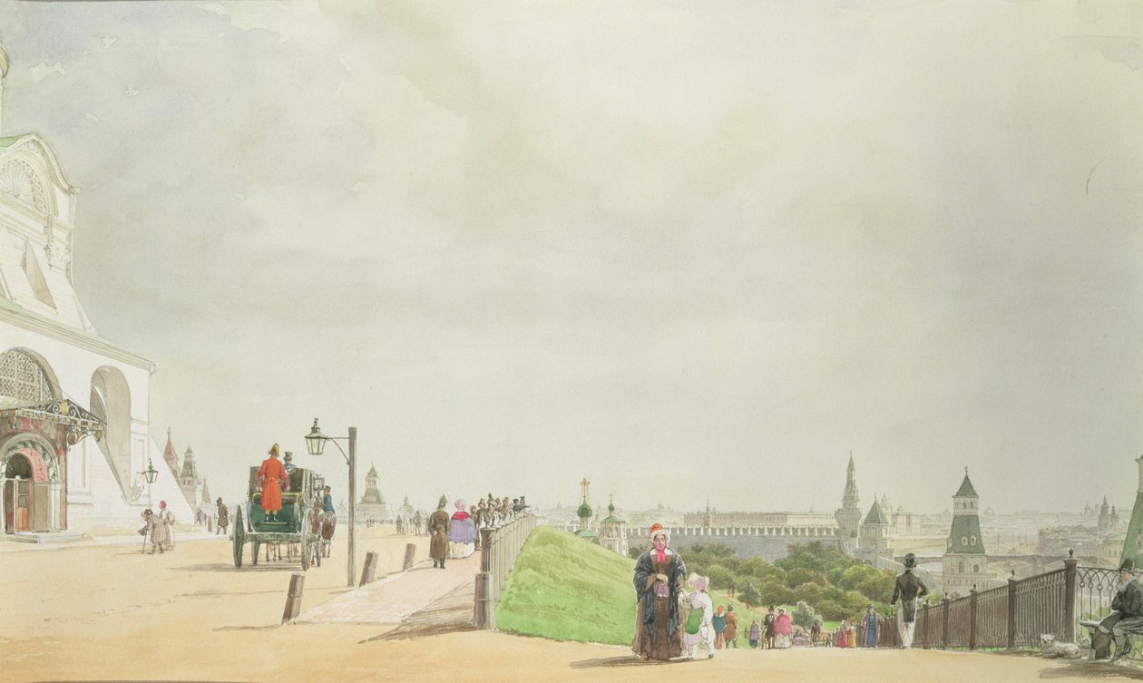 El Kremlin, Moscú, 1839 de Johann Philipp Eduard Gartner