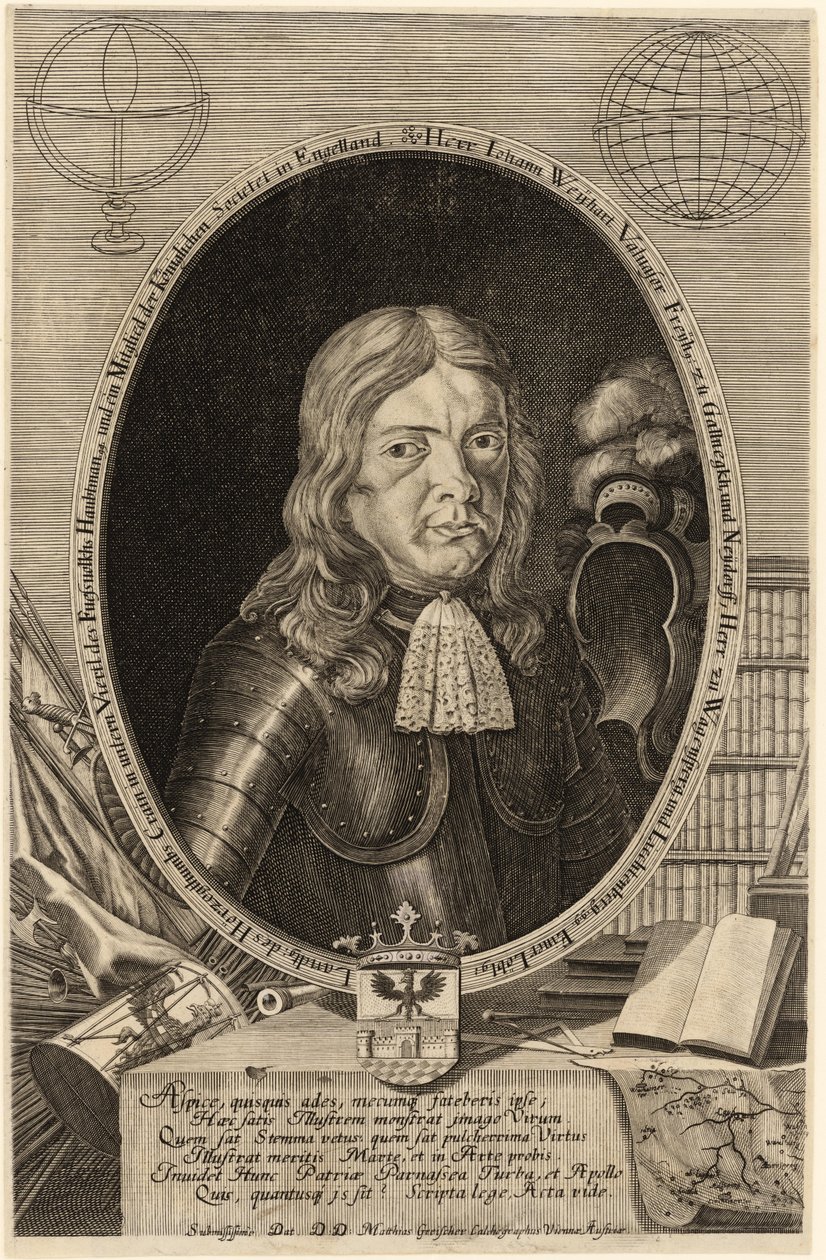Autorretrato de Johann Weikhard von Valvasor