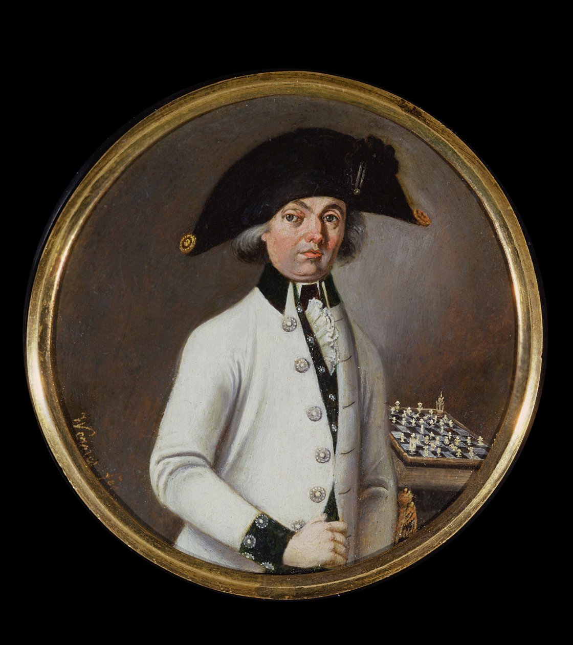 Retrato de un jugador de ajedrez de Johann Werner