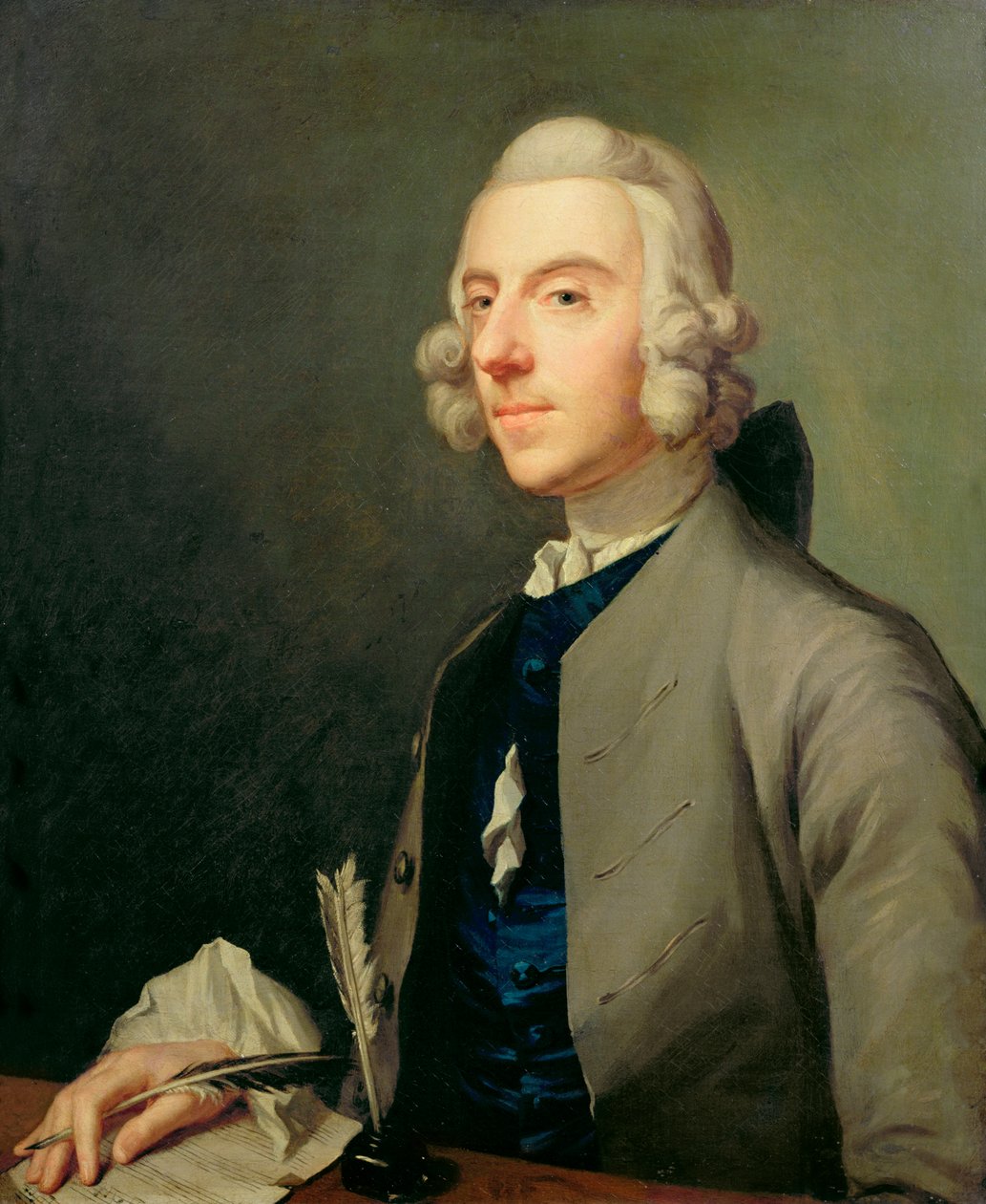 Retrato de Michael Arne, c.1762-83 de Johan Joseph Zoffany