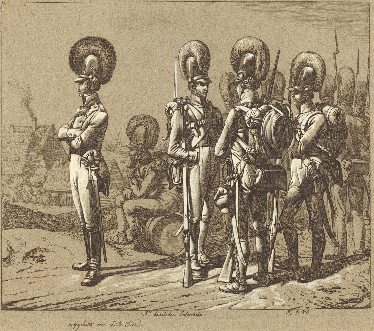 Infantería bávara de Johann Adam Klein