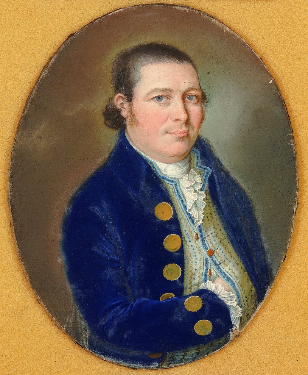 Retrato del capitán Robert Kermit de Johann Baptist Hirschmann
