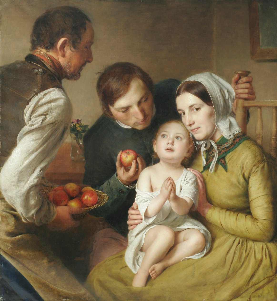 Aprendiendo a preguntar (Familia Reiter) de Johann Baptist Reiter