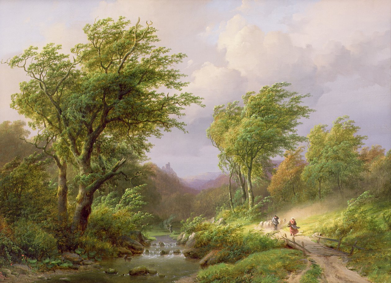 Una brisa de día de verano de Johann Bernard Klombeck