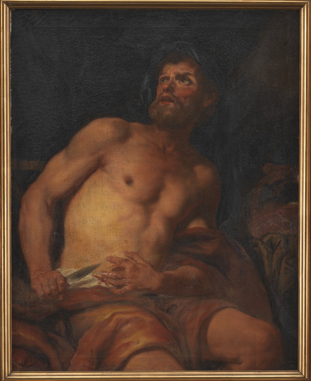 La muerte de Catón el Joven de Johann Carl Loth