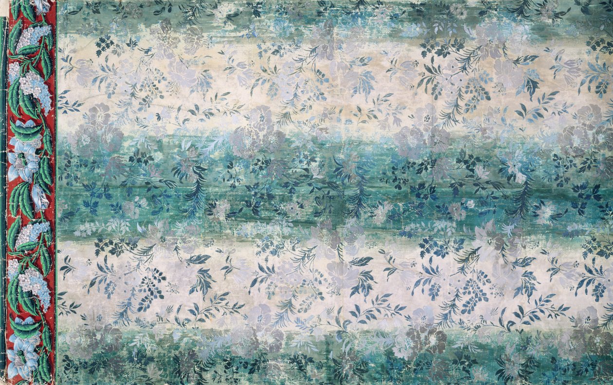 Papel tapiz Iris con borde de Johann Christian Arnold