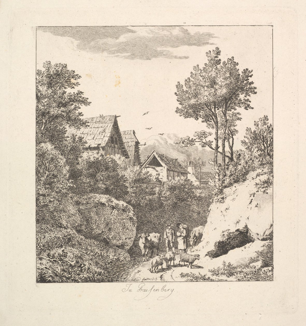 En Regenberg, 1815 de Johann Christian Erhard