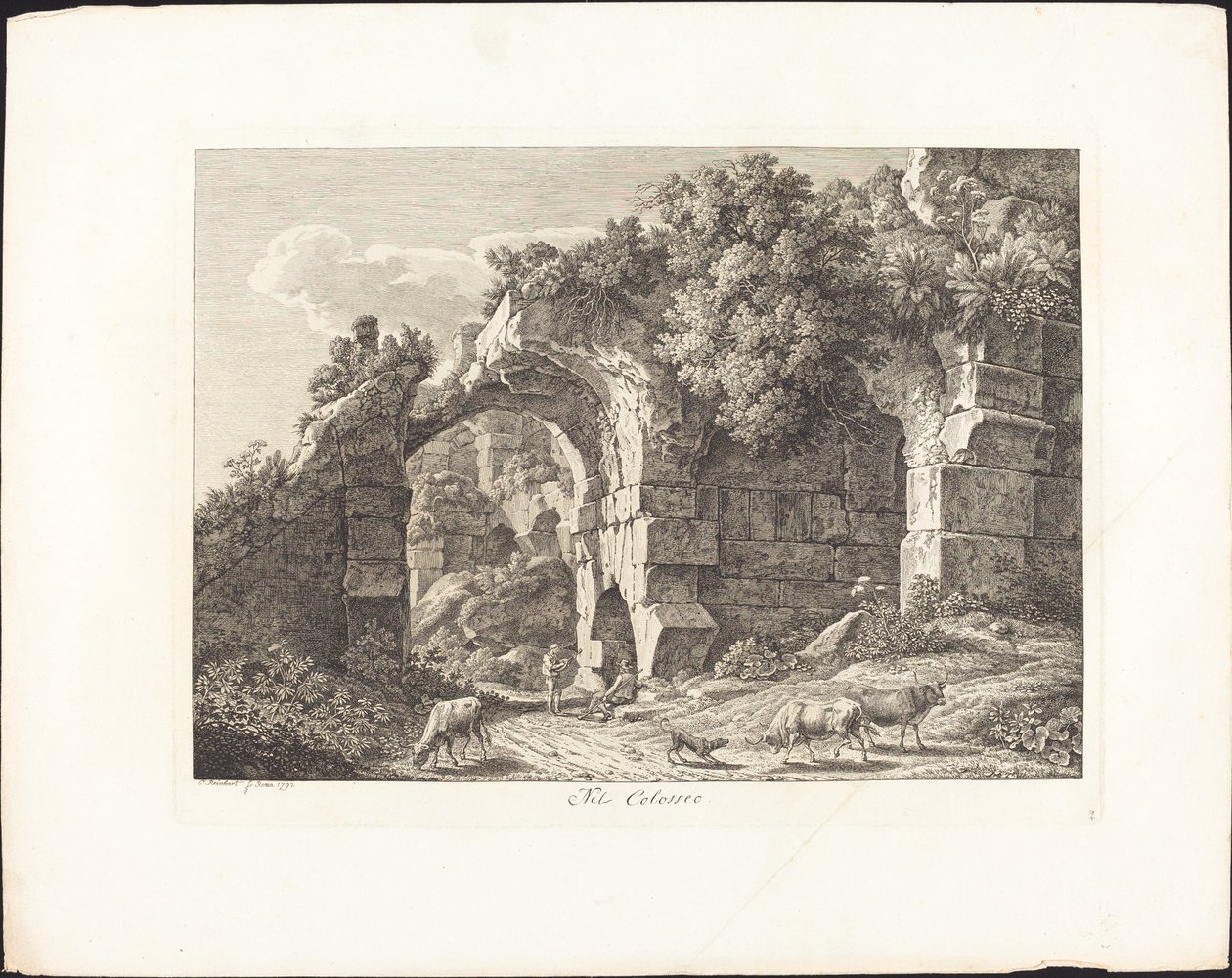En el Coliseo de Johann Christian Reinhart