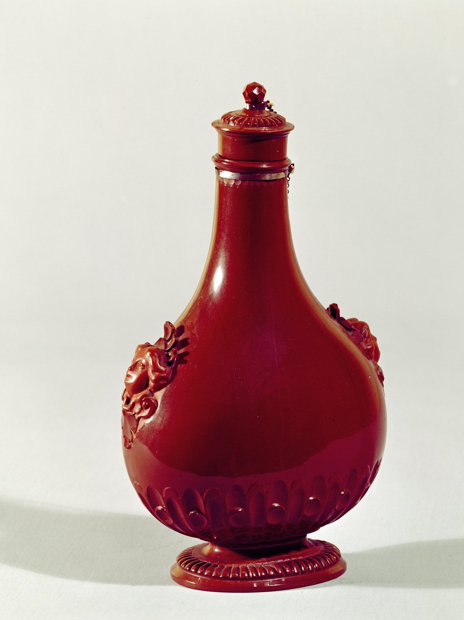 Botella de peregrino, Meissen, c.1710 de Johann Friedrich Bottger