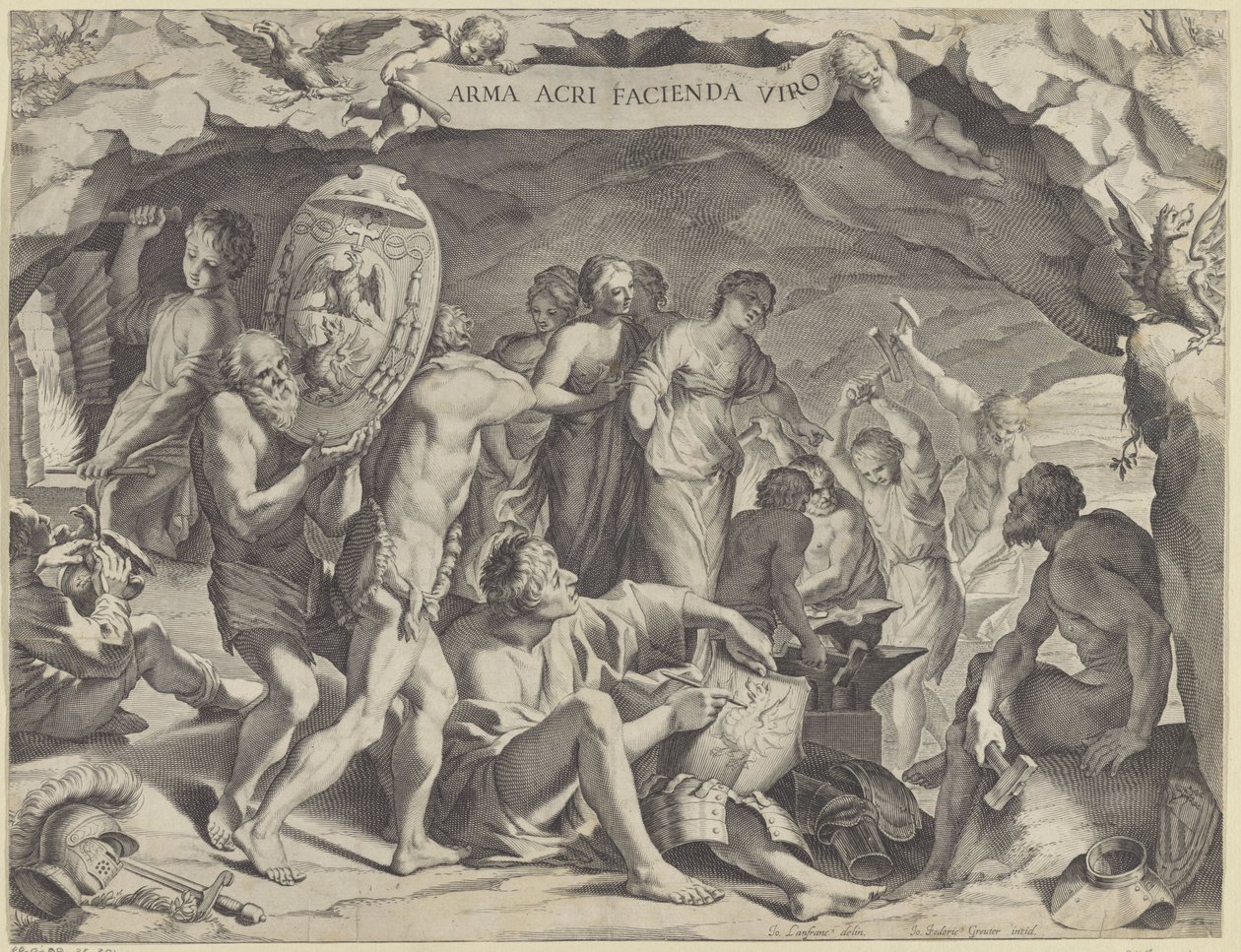 Forja de Vulcano de Johann Friedrich Greuter