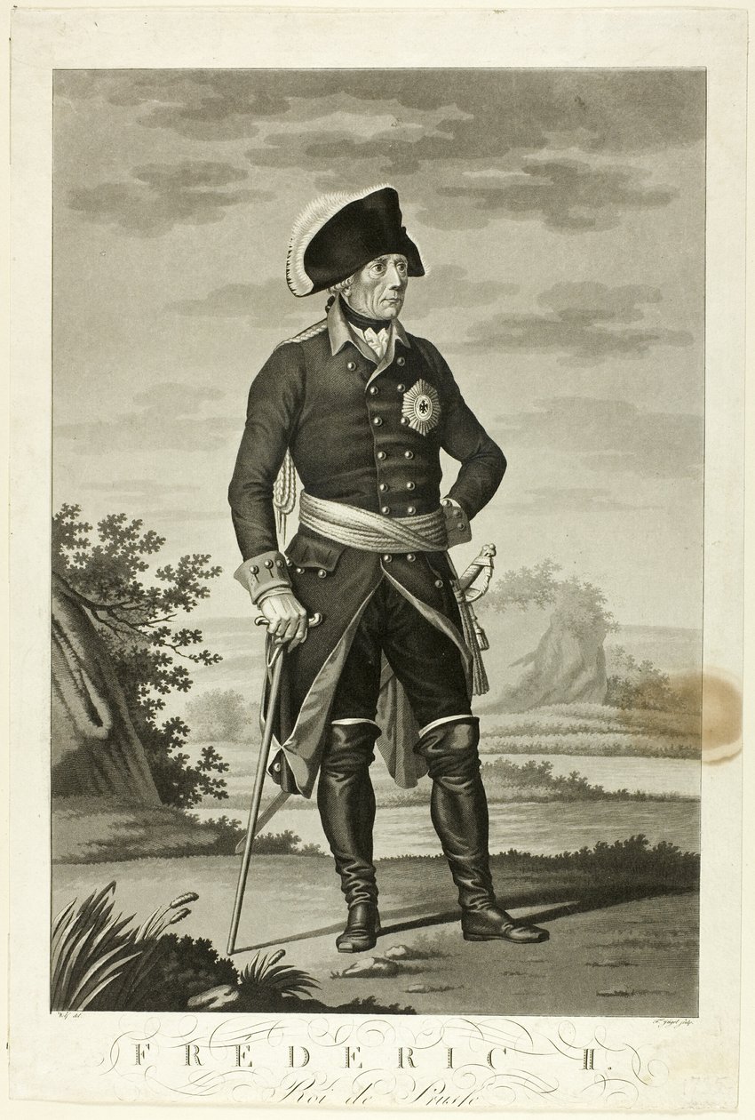 Federico II, Rey de Prusia de Johann Friedrich Jügel