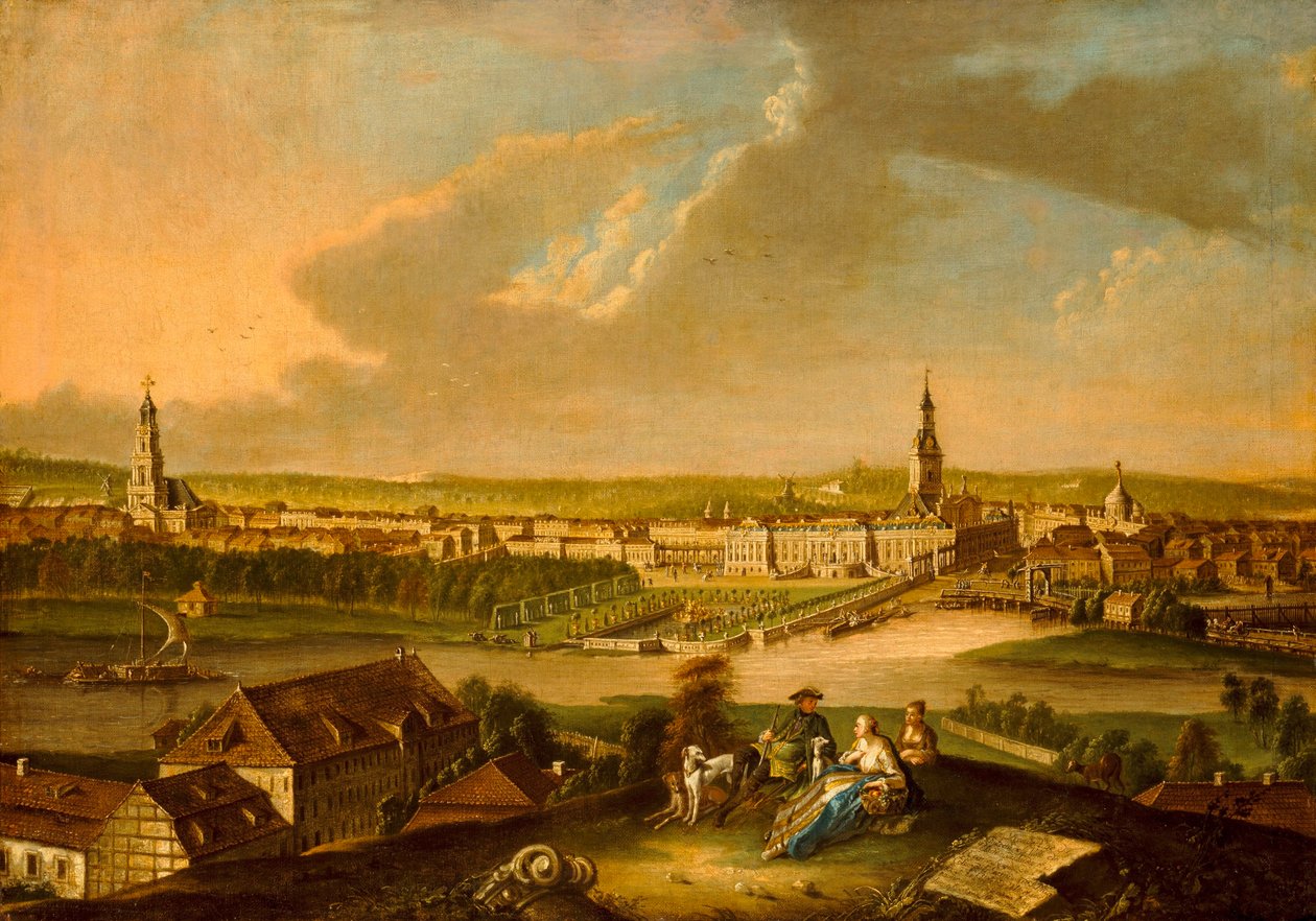 Alemán: Potsdam desde el Brauhausberg, Seconde Vue de Johann Friedrich Meyer