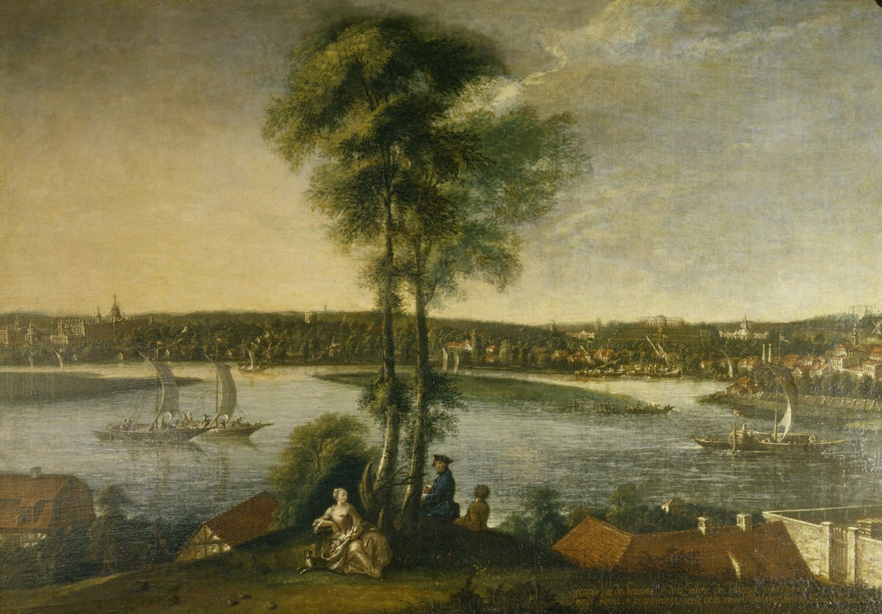 Potsdam, Parque del Palacio Sanssouci desde el Brauhausberg de Johann Friedrich Meyer