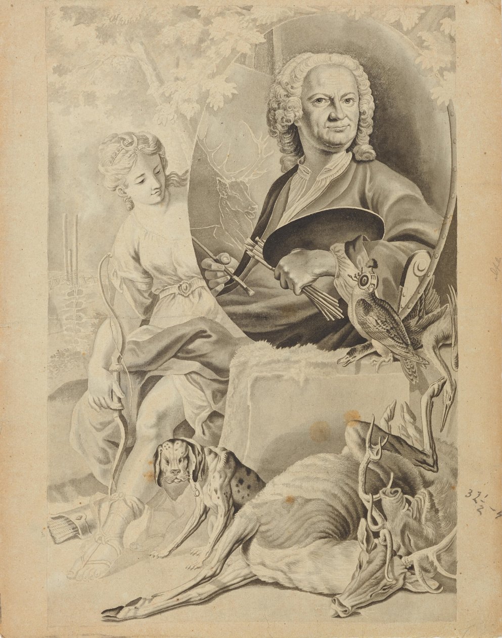 Frontispiz de Johann Georg Bergmuller