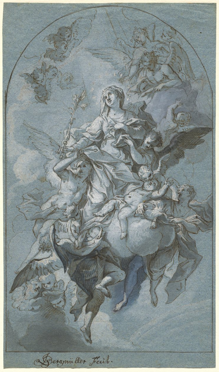La Inmaculada Concepción de Johann Georg Bergmuller