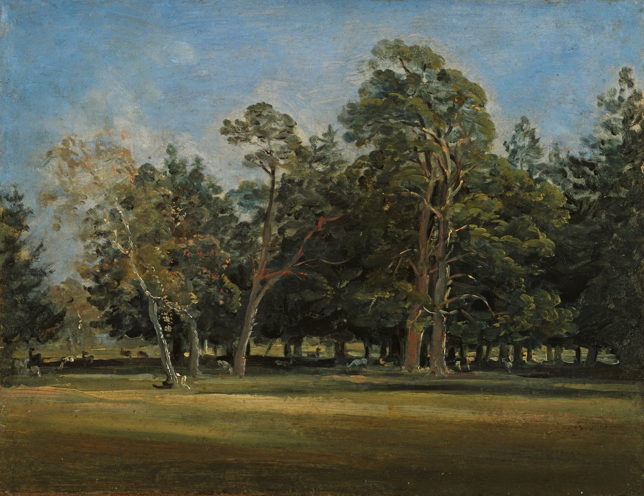 El Hirschgarten cerca de Múnich de Johann Georg von Dillis
