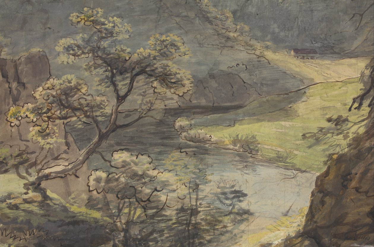 Paisaje fluvial de Johann Georg von Dillis