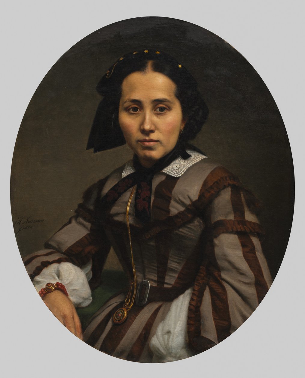 Retrato de una dama de Johann Heinrich Neumann