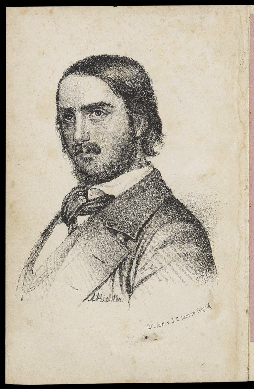 Georg Herwegh 1817-1875, 1840s de Johann Heinrich Richter