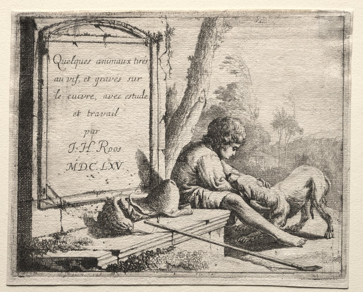 Johann Heinrich Roos Pastoreando (serie) de Johann Heinrich Roos