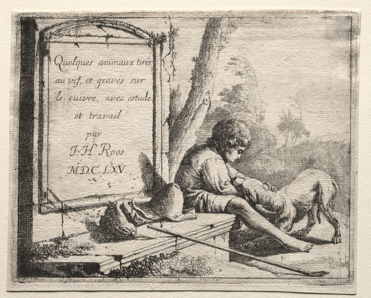 Serie de Pastoreo de Johann Heinrich Roos, 1665 de Johann Heinrich Roos