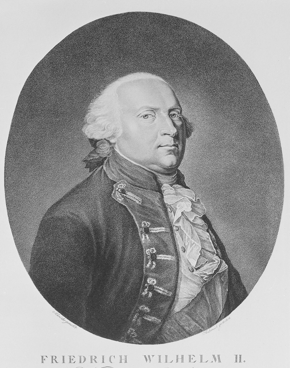 Federico Guillermo II de Prusia de Johann Heinrich Schroder