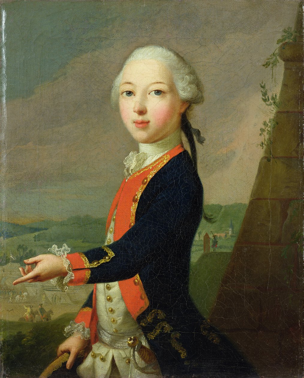 Landgrave Carl de niño de Johann Heinrich Tischbein