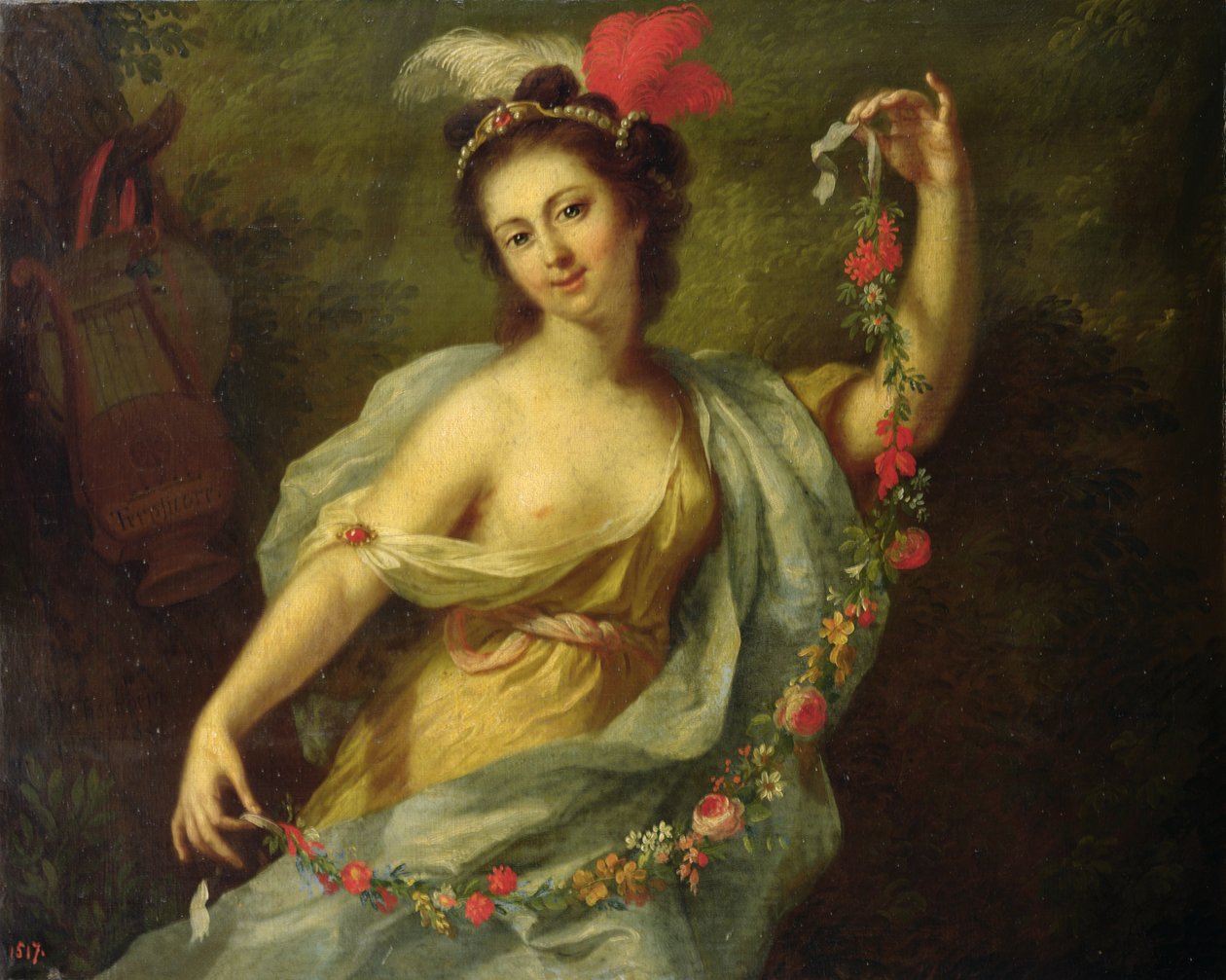 La musa Terpsícore, 1782 de Johann Heinrich Tischbein