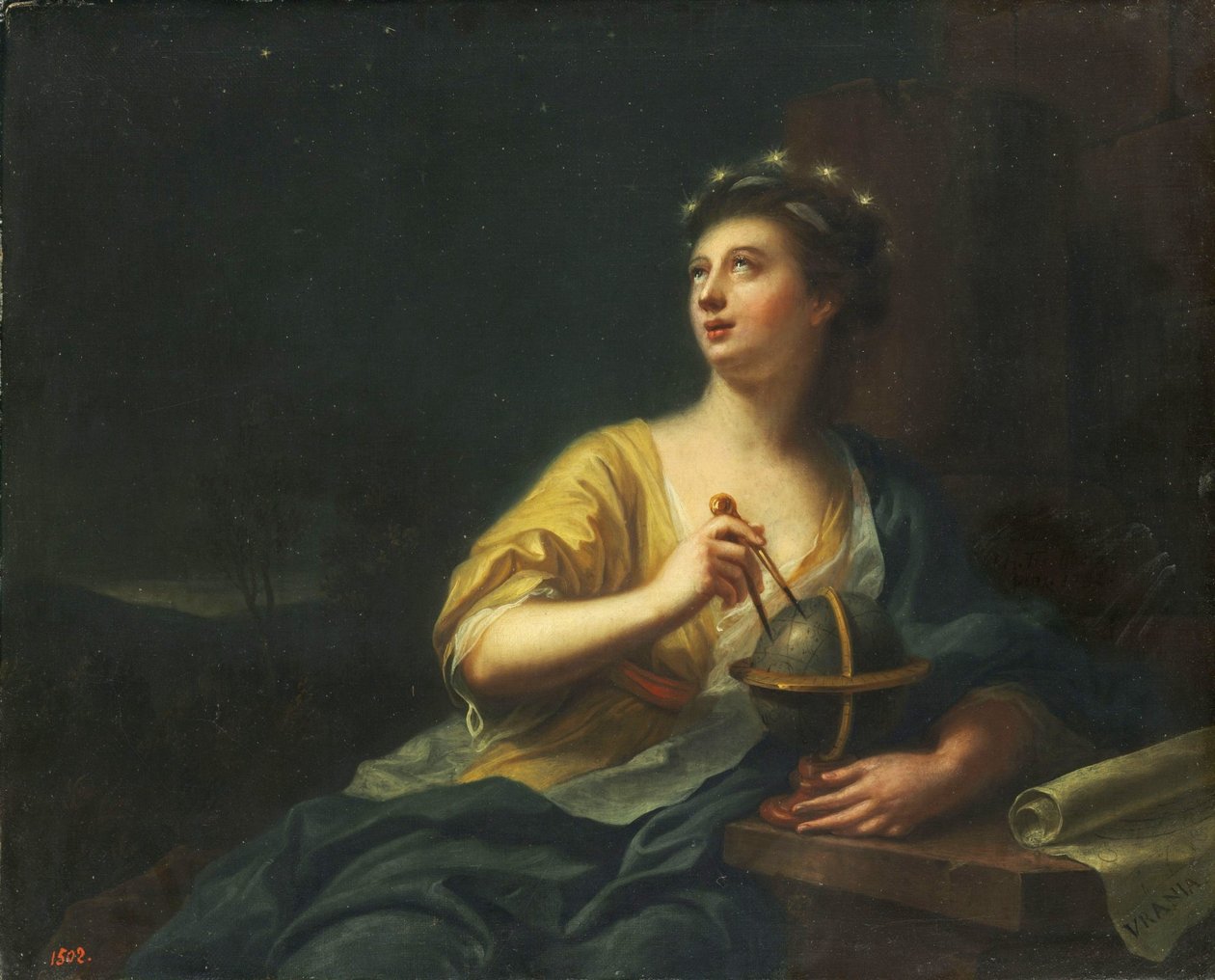 Las Nueve Musas - Urania (Astronomía) de Johann Heinrich Tischbein