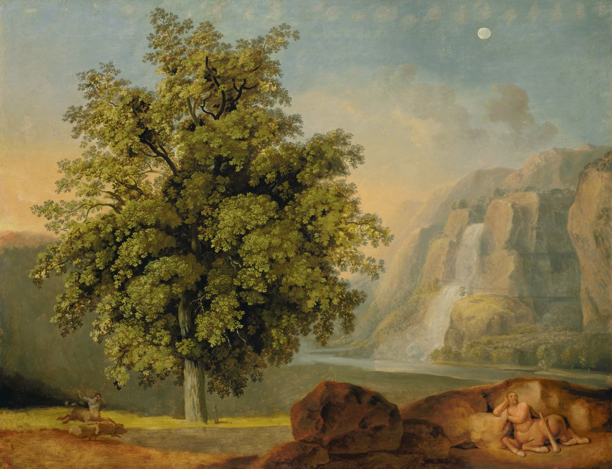 Paisaje en Tivoli de Johann Heinrich Wilhelm Tischbein