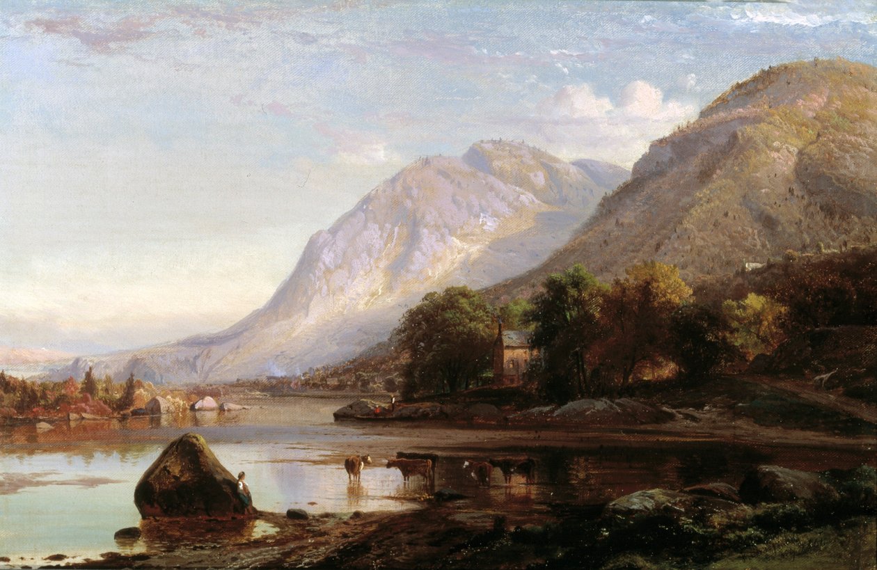 Río Hudson en Cold Spring de Johann Hermann Carmiencke