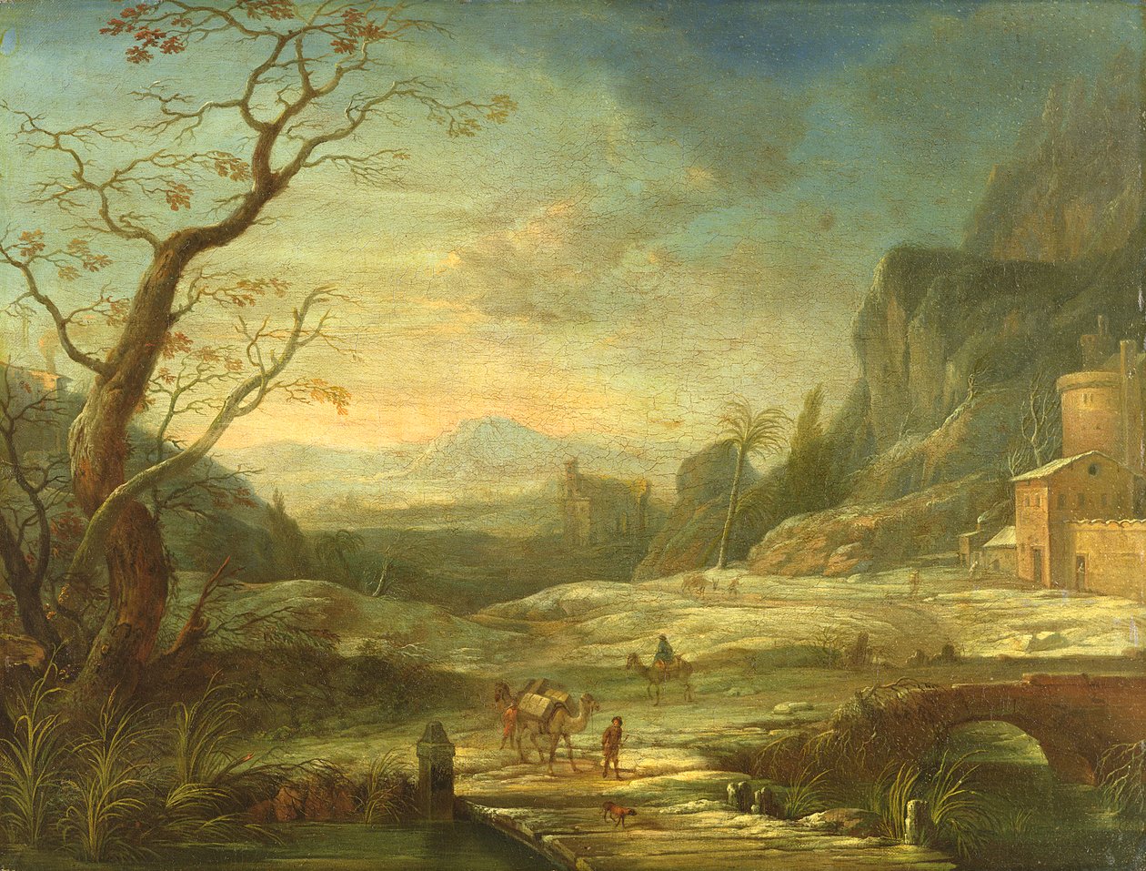 Paisaje oriental de Johann Holst