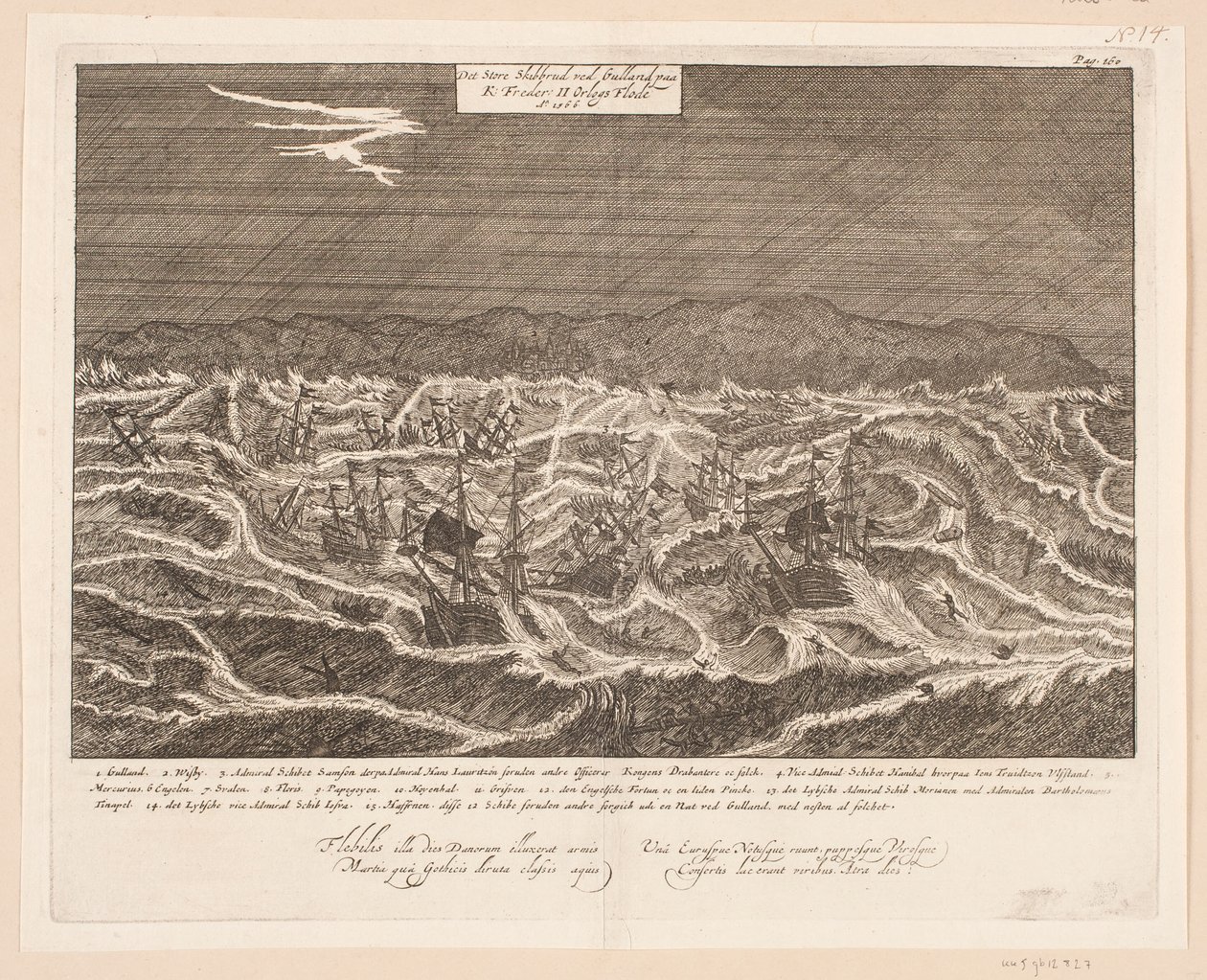 Naufragio en Gulland, 1566 de Johann Husman