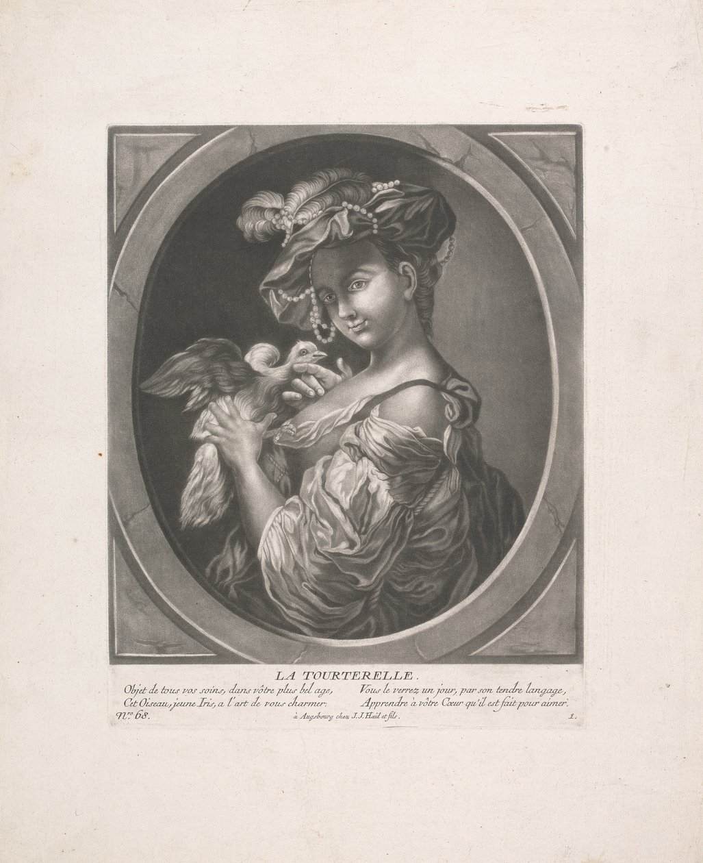 La tórtola de Johann Jacobus Haid