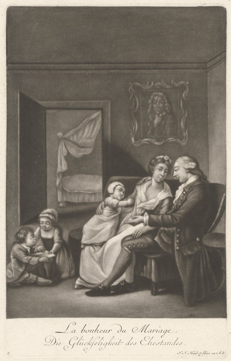La felicidad del matrimonio de Johann Jacobus Haid